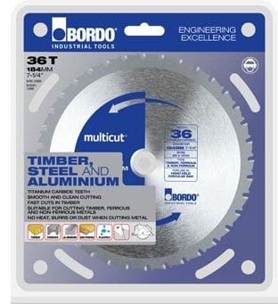 Bordo 210mm x 40T Multicut Blade