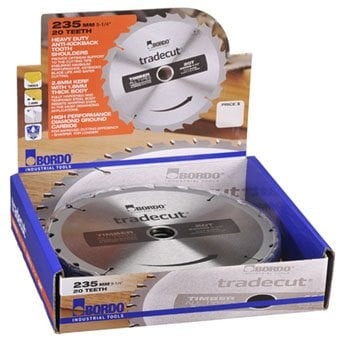 Bordo 235mm x 20T Tradecut Blade - 10Pk Box
