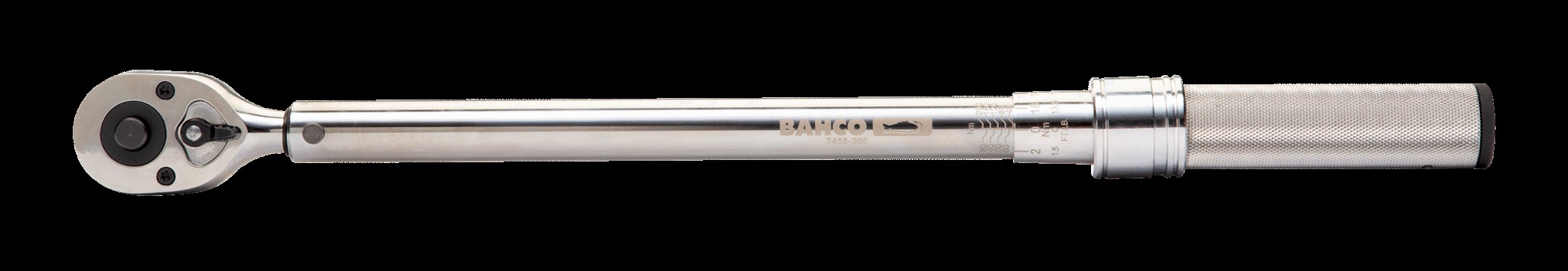 Bahco Mechanical Adjustable Click Torque Wrench With 1" Square Drive Fixed Head And Marked Scale 300 N.M-1500 N.M - Image 2
