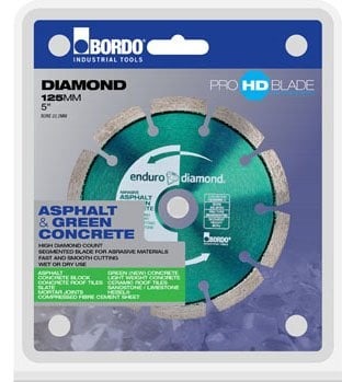 Bordo 180mm Segmented Diamond Green Concrete Blade
