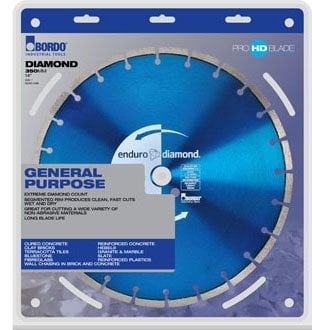 Bordo 300mm Segmented Diamond General Purpose Blade