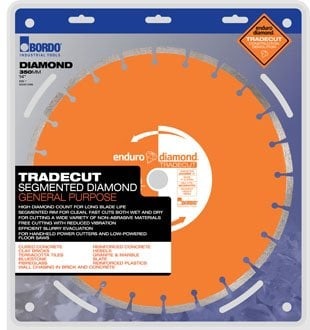 Bordo 400mm Segmented Rim General Purpose Diamond Blade