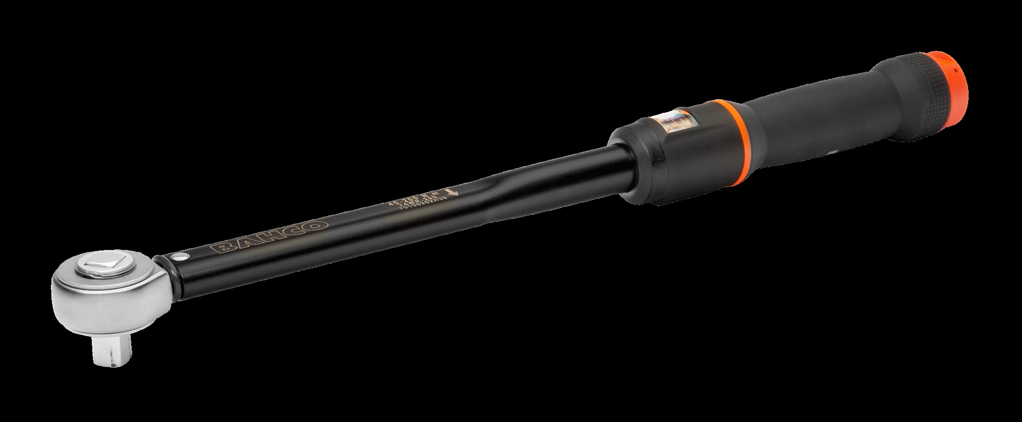 Bahco 1/2" Square Drive Mechanical Adjustable Window Torque Click Wrench 40 N.M-200 N.M
