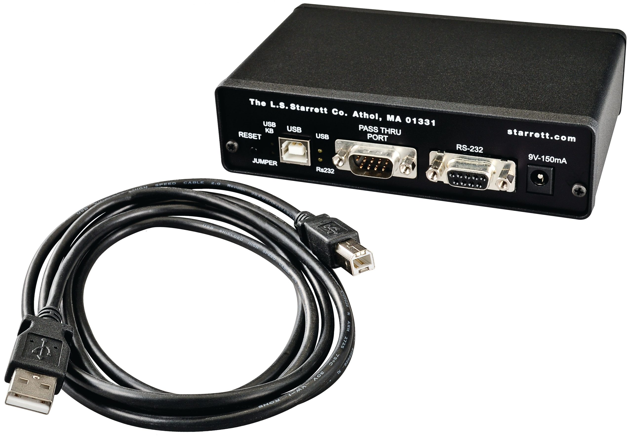 Starrett GAGE MUX 4 PORT- USB- RS232- KEYBOARD OUTPUT 7612 Data Multiplexer Gage Interface - Image 2