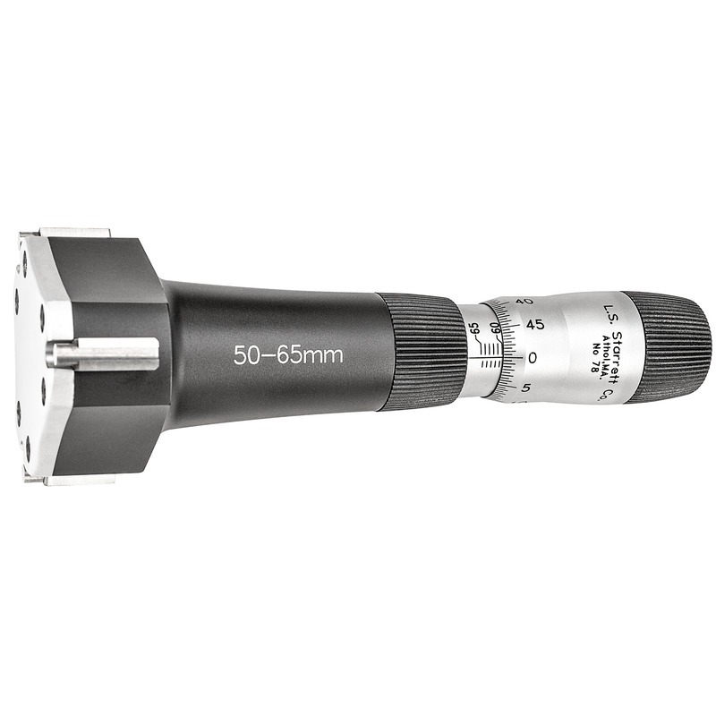 Starrett MICROMETER- INSIDE 50-65MM RANGE 78MXTZ-65 Bore Gage