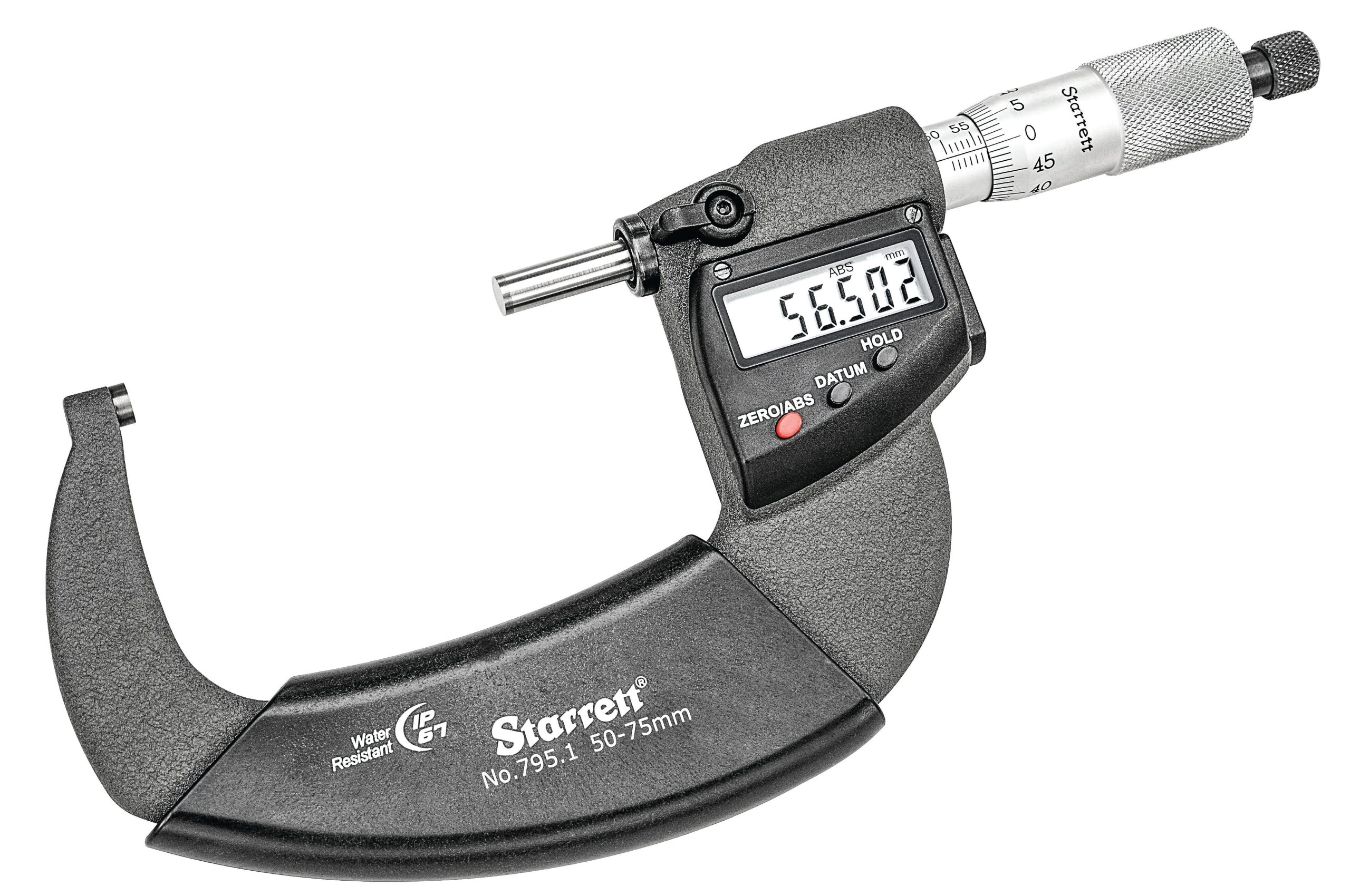 Starrett - ELECTRONIC MICROMETER- IP67 50-75mm W/OUTPUT - Image 2