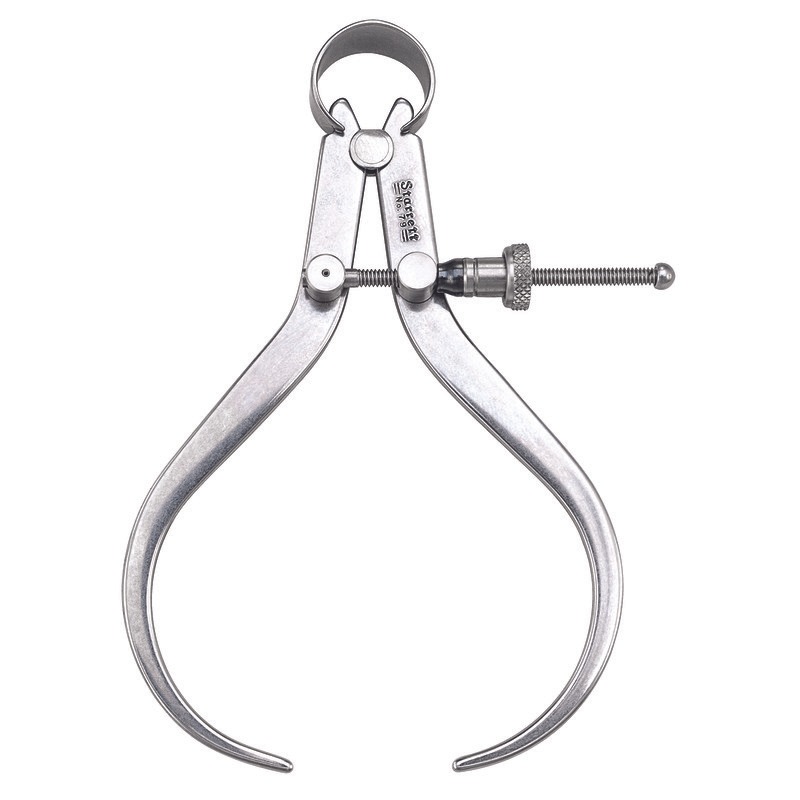 Starrett - Spring-Type Caliper (Outside) 4in (100mm) Quick-Spring Nut