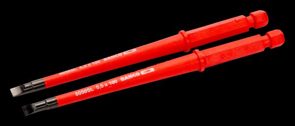 Bahco 1000v Insulated blade - Slotted 0.8 x 4.0 - 2 blades per pack