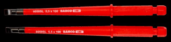 Bahco 1000v Insulated blade - Slotted 1 x 5.5mm - 2 blades per card - Image 2