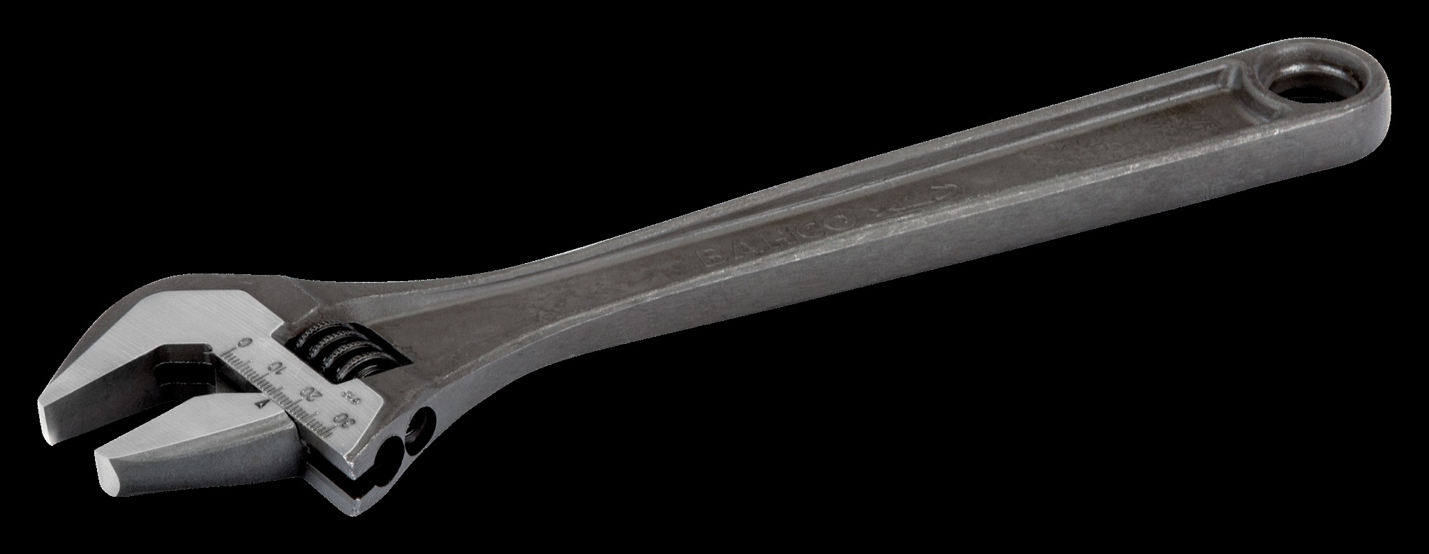 Bahco Adjustable wrench, 4", 100mm, phosphated, 13mm opening - Image 2