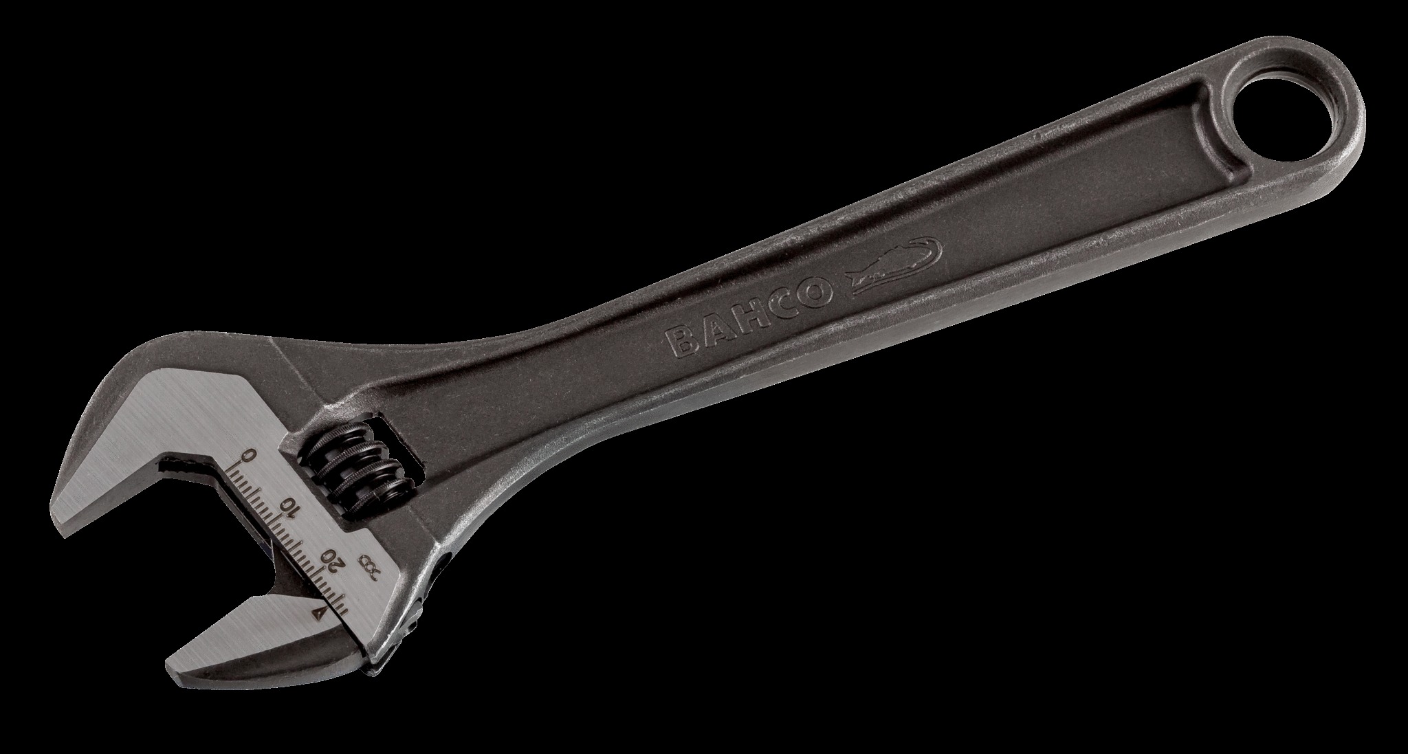 Bahco Adjustable wrench, 4", 100mm, phosphated, 13mm opening - Image 4