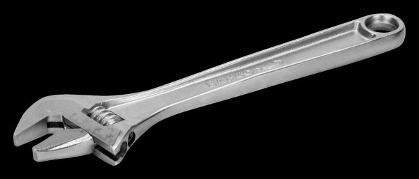 Bahco 44 mm Standard Central Nut Adjustable Wrench with Chrome Finish 380 mm