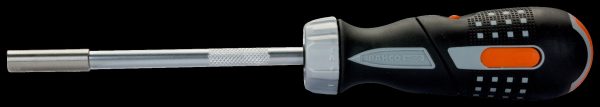 Bahco Screwdriver, ratchet, pistol grip, 250mm long, contains 6 bits: PH1, PH2, PZ1, PZ2, SL 4.5 and SL 5.5 - Image 3