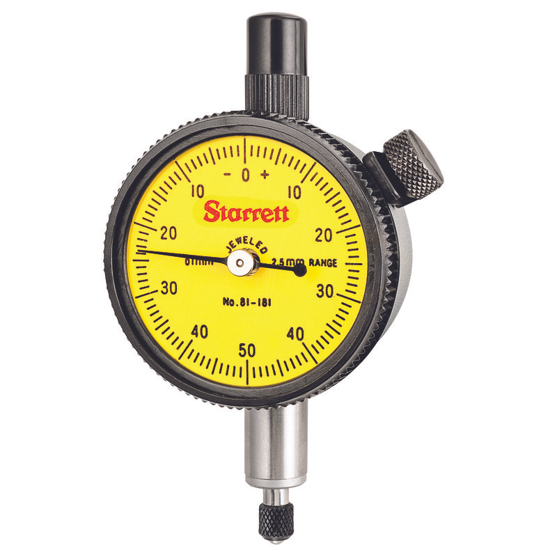 Starrett - Dial Ind. Jewelled 1 11/16in 2.5mm Range 0.01mm Grad