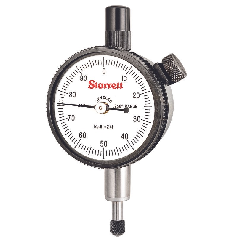 Starrett - Dial Ind. Jewelled 1 11/16in .250in Range .001in Grad
