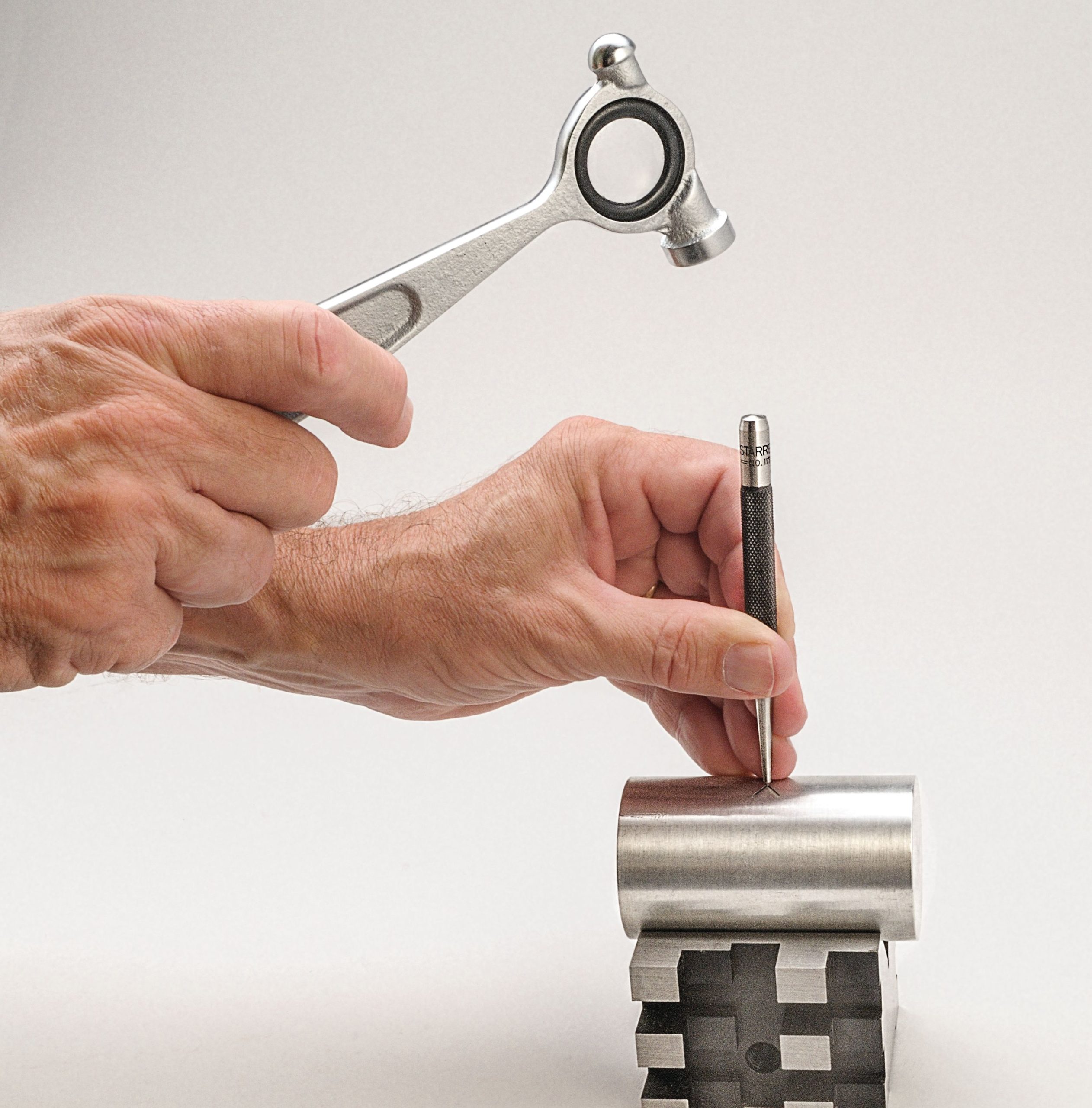 Starrett - Toolmakers Hammer w/ Magnifying Lens - Image 3