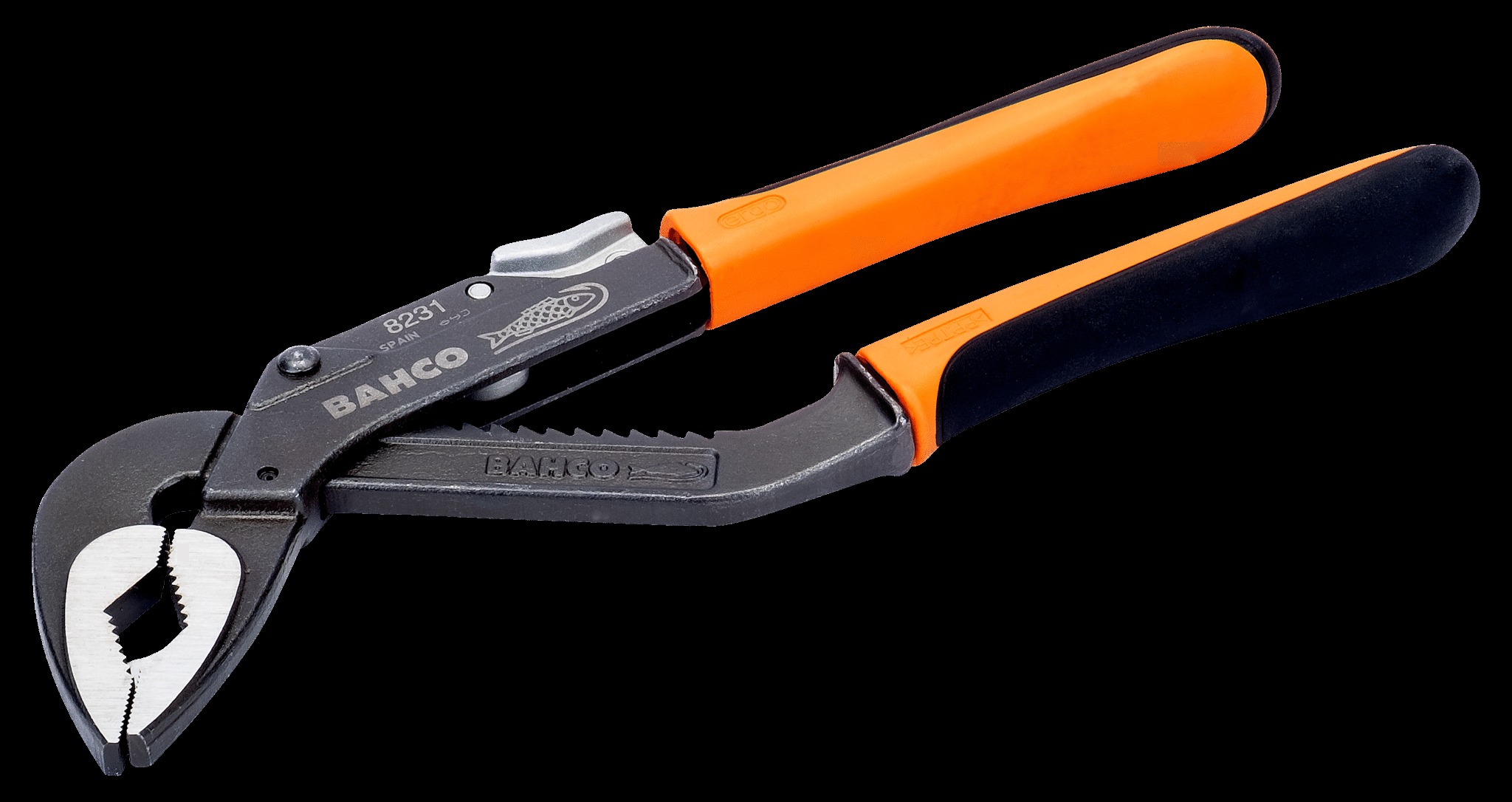 Bahco Slip joint pliers, ergo, 210mm, extra wide jaw opening 55mm