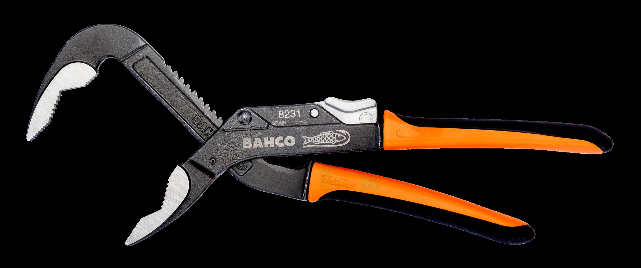 Bahco Slip joint pliers, ergo, 210mm, extra wide jaw opening 55mm - Image 5