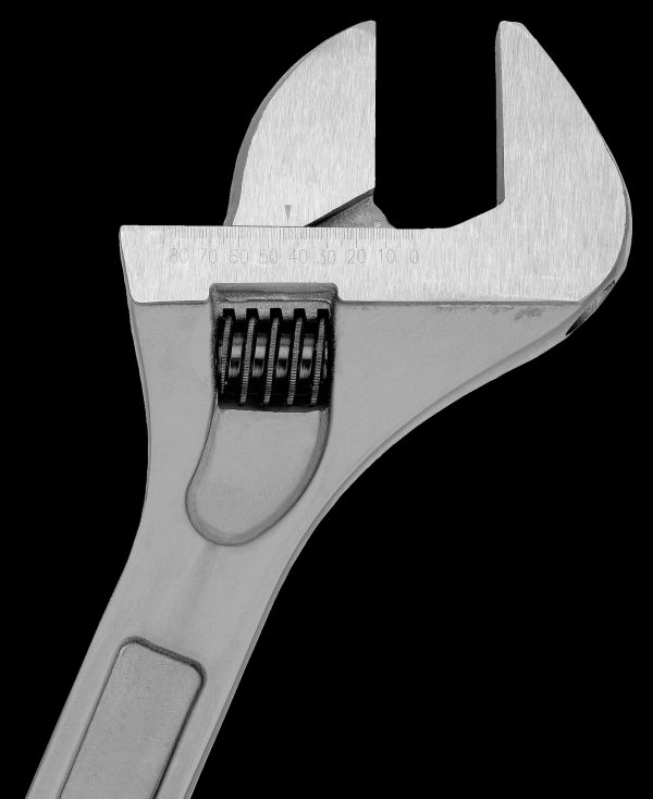Bahco Adjustable wrench, special, 24", 610mm, phosphated, 63mm opening - Image 4