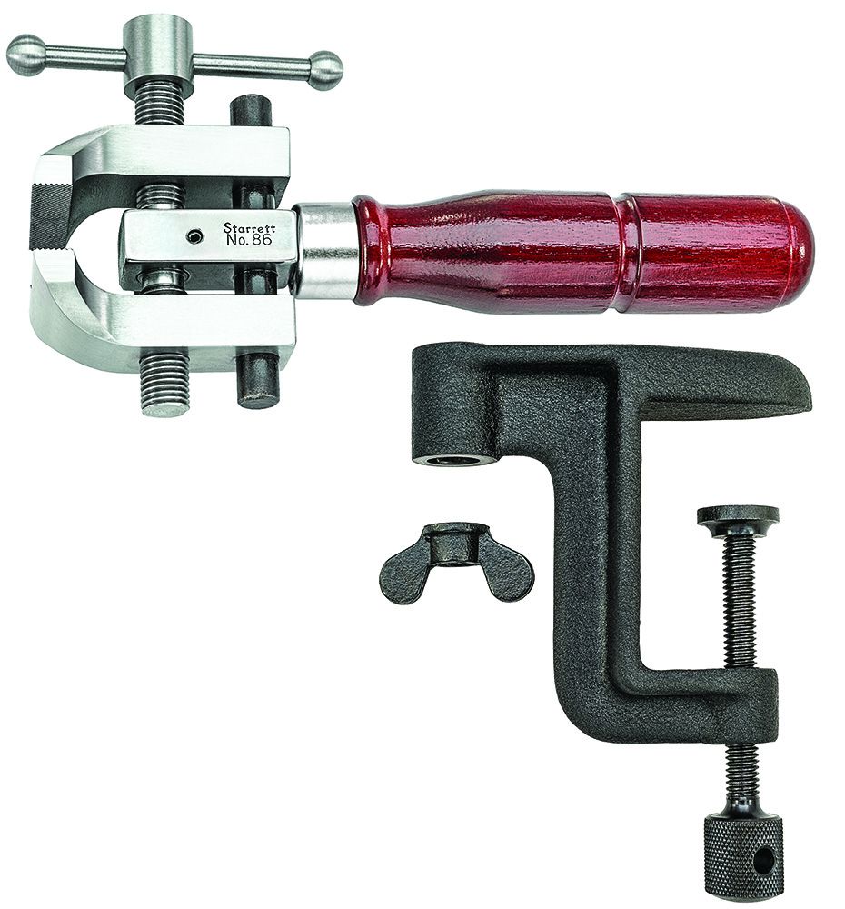 Starrett Hand Vise w/ Clamp 1 1/2in (38mm) Capacity 86A Combination Hand Vise (86A)
