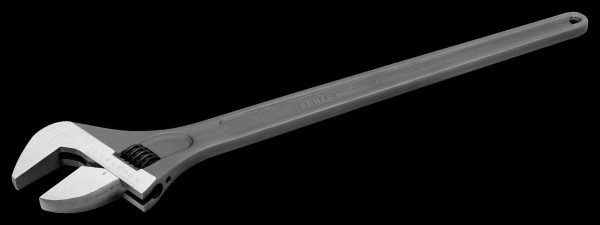 Bahco Adjustable wrench, special, 30", 770mm, phosphated, 85mm opening