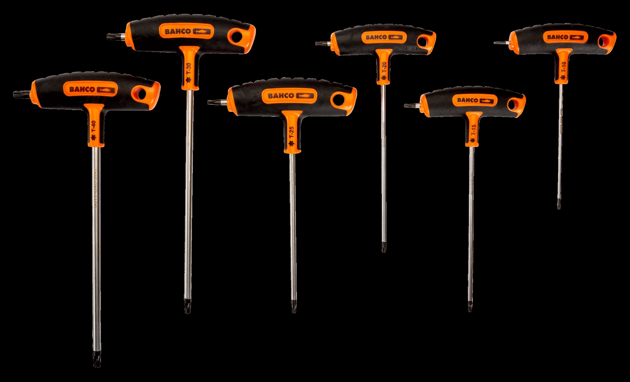 Bahco 6 piece T-Handle Nut Driver Screwdriver Set - Image 2