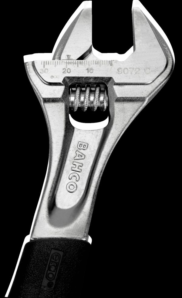Bahco Adjustable wrench, 6", 150mm, warm handle, chrome, 20mm opening - Image 3