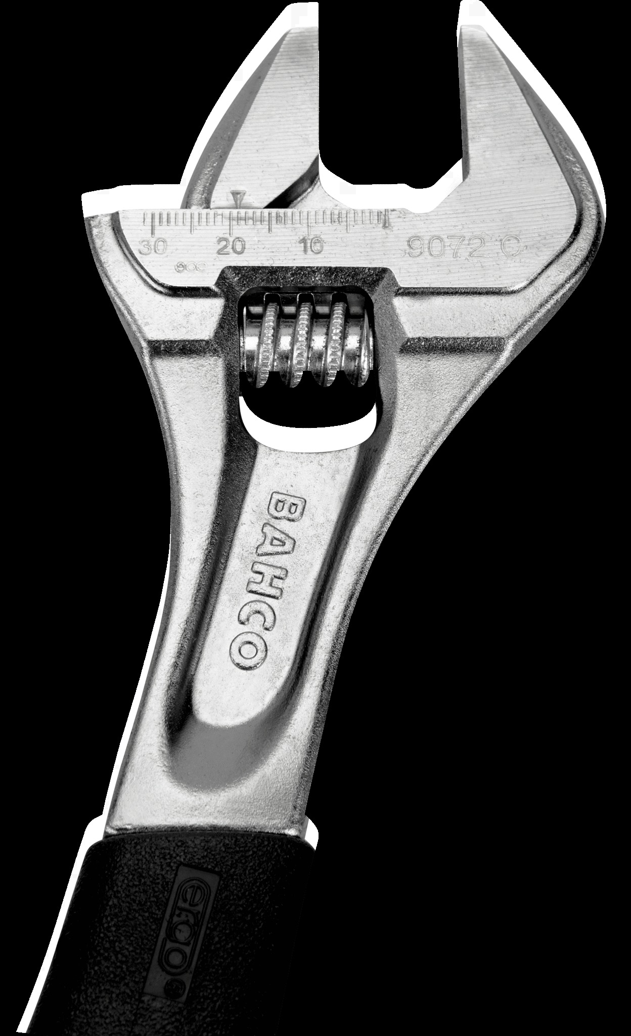 Bahco Adjustable wrench, 12", 300mm, warm handle, chrome, 34mm opening - Image 3