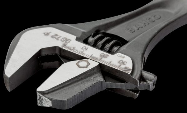 Bahco Adjustable wrench combination, 12", 300mm, warm handle, phosphated, 35mm opening - Image 3