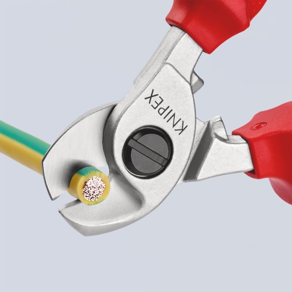 KNIPEX 1000V CABLE SHEARS 165MM - Image 4