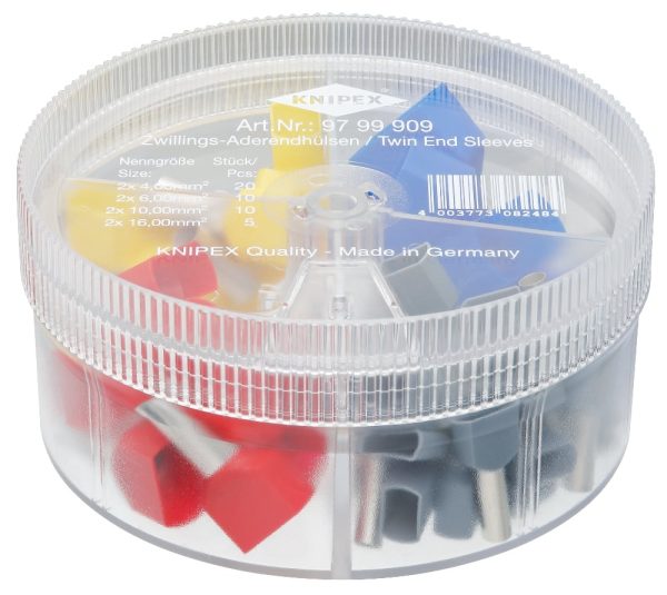 KNIPEX ASSOR BOX TWIN END SLEEVES (AF)