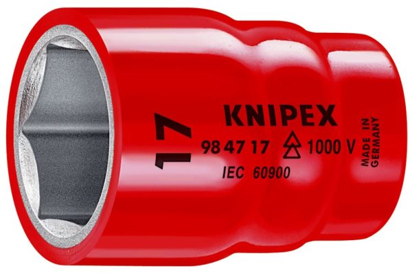 KNIPEX 1000V HEX SOCKET 1/2IN DR (22MM) - Image 2