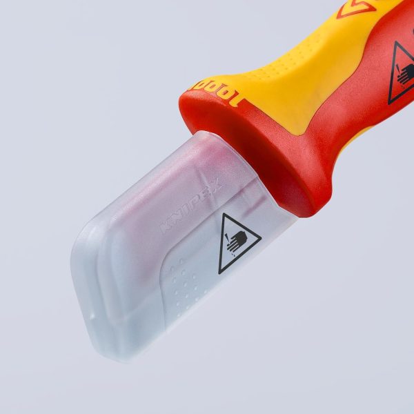 KNIPEX 1000V DISMANTLING KNIFE 155MM - Image 3