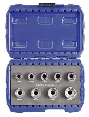 Bordo - Bolt Extractor Set 9 Pc 8mm - 19mm