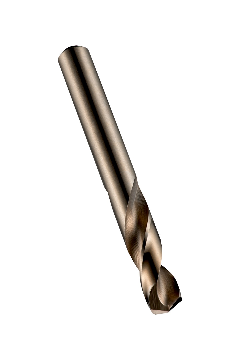 DORMER A1171.2 Stub drill with straight shank-bronze finish for 2.5xD