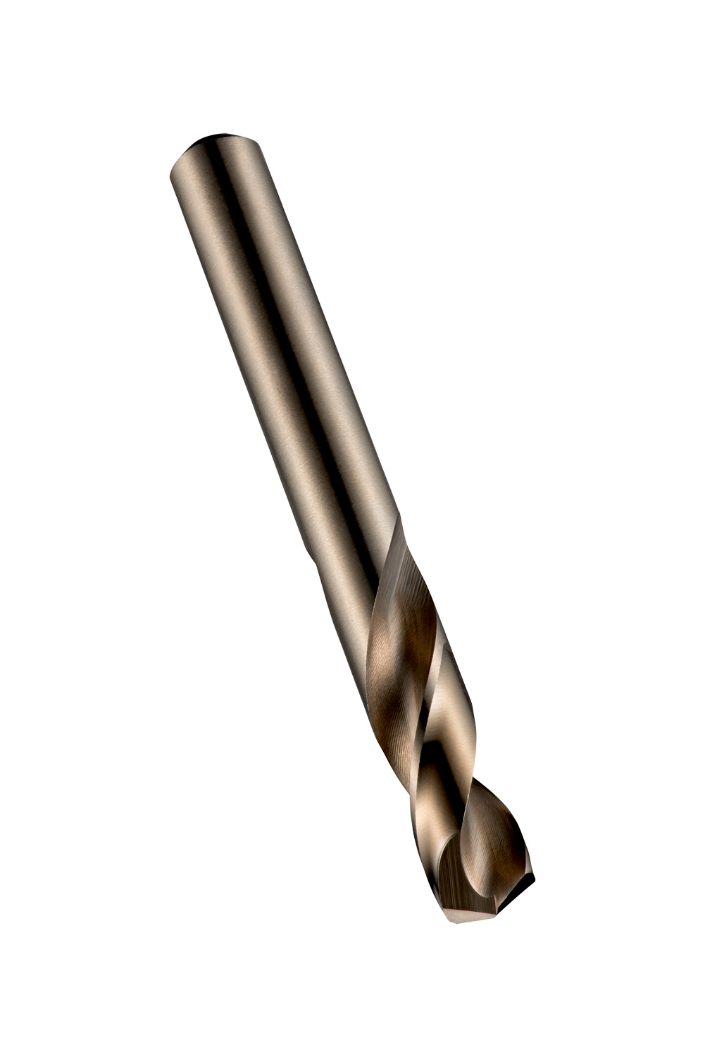 DORMER A1173.5 Stub drill with straight shank-bronze finish for 2.5xD
