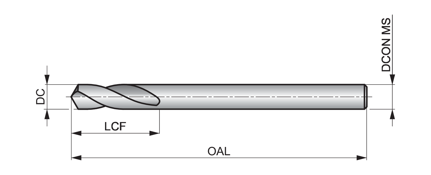 DORMER A1233.2S Stub drill - Image 2