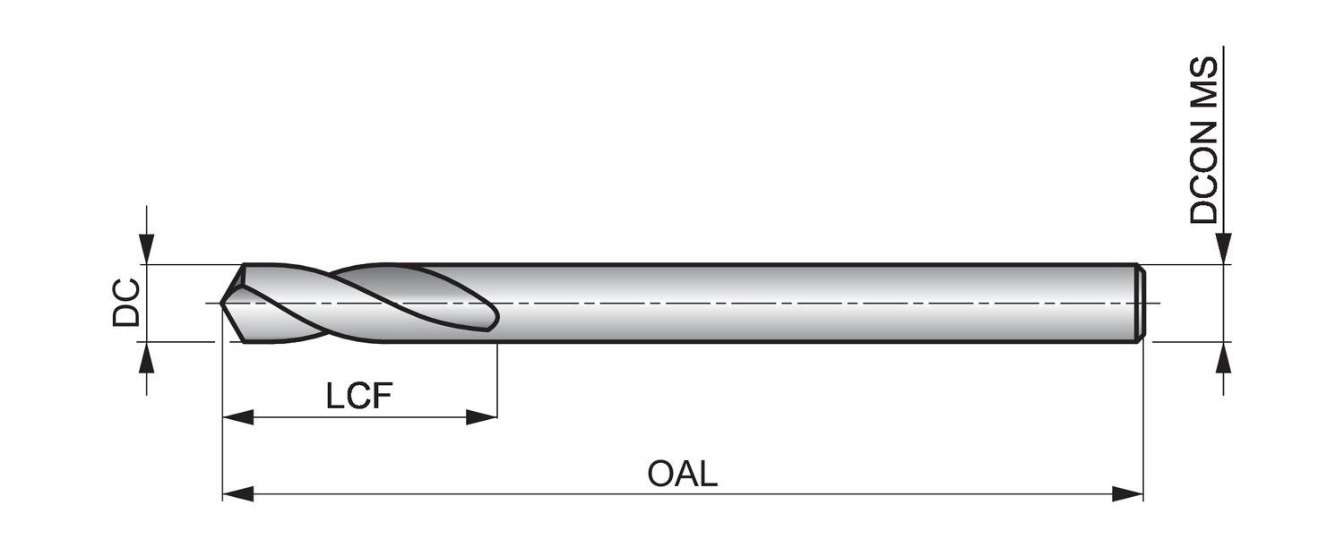DORMER A1234.2S Stub drill - Image 2