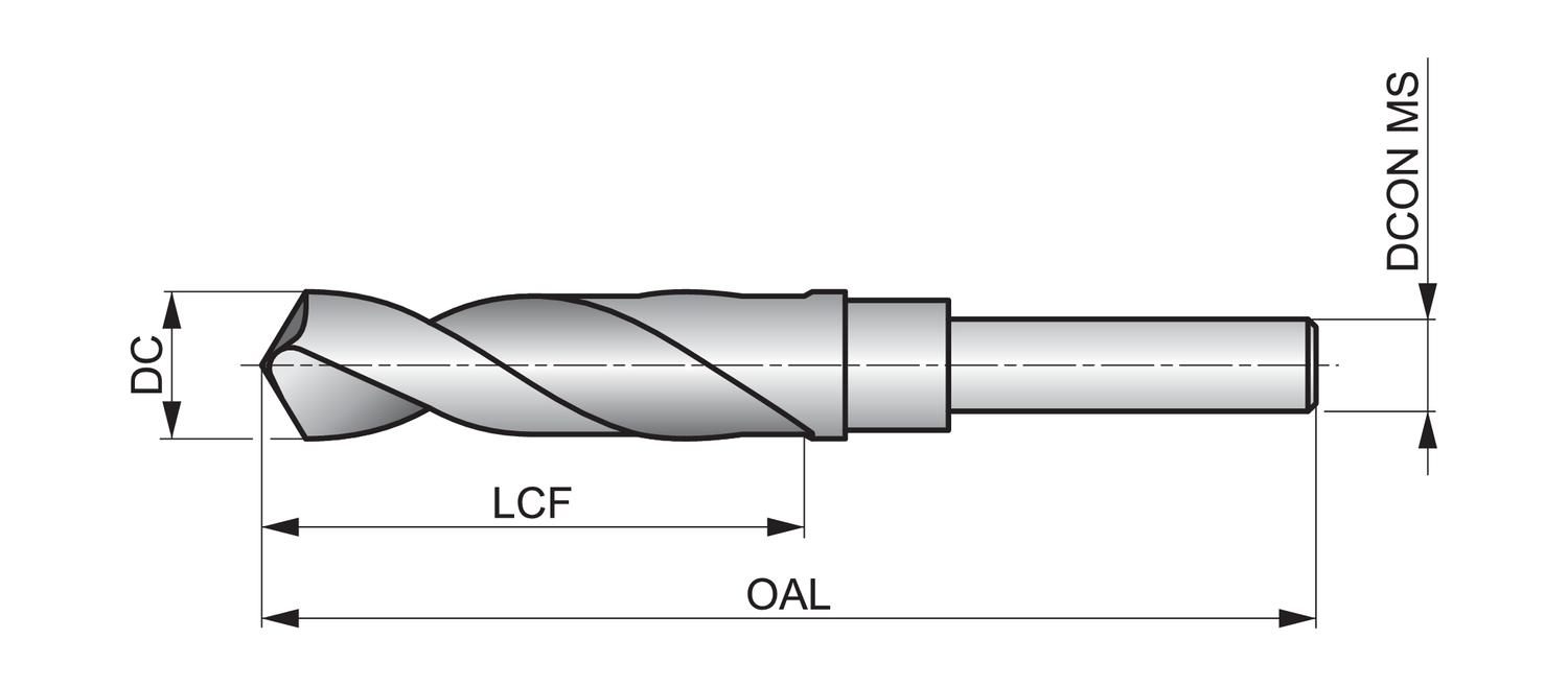 DORMER A17055/64 HSS-E Jobber Drill - Image 2