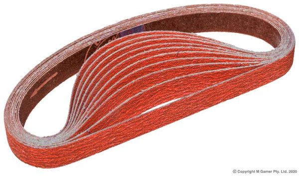 Geiger - 20mm Ceramic Sanding Belts Pack - 60 Grit