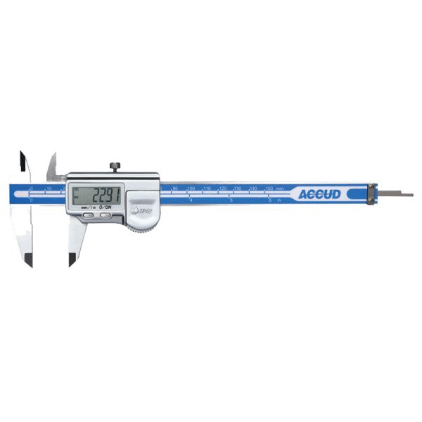 Accud - 300mm Coolant Proof Dual Scale Digital IP67 Caliper