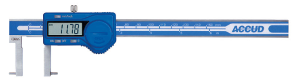 Accud - 24-150mm  Digital Inside Point Caliper