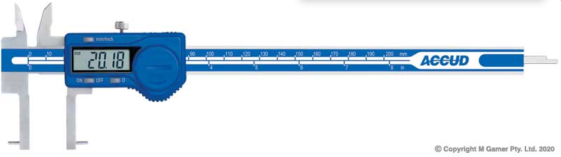 24-150mm Digital Caliper with Interchangeable Points