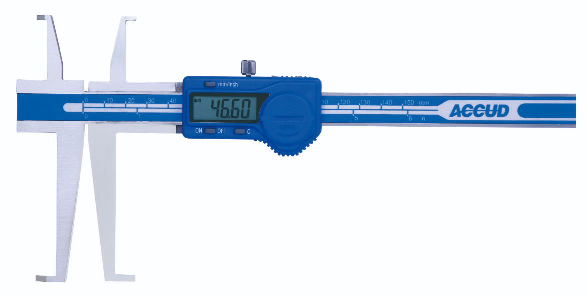 Accud - 9-200mm Inside Groove Digital Caliper