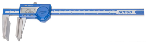 Accud - 200mm Digital Caliper with Large Measuring Faces