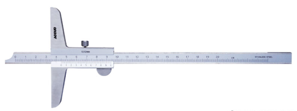 Accud - 200mm Vernier Depth Caliper