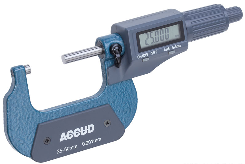 Accud 25-50mm Digital Outside Micrometer