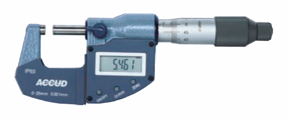 Accud 100-125mm Coolant Proof IP65 Digital Outside Micrometer