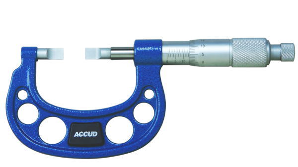 Accud - 25mm Outside Blade Micrometer