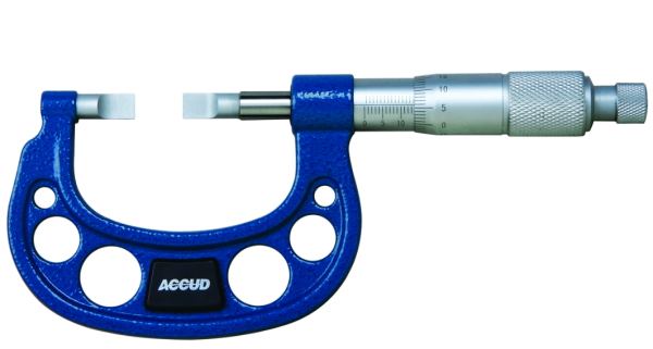 Accud - 25-50mm Outside Blade Micrometer